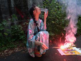 いつでもじゃれてくる喉ボコ女子。 100％SMILEごっくん 日泉舞華　サンプル画像13